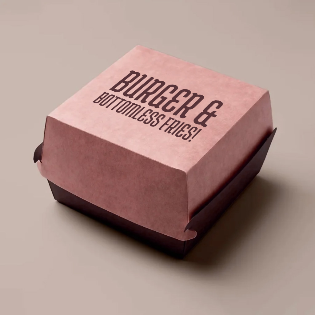 Carousel Custom Burger Boxes image 2 | The Box Lane